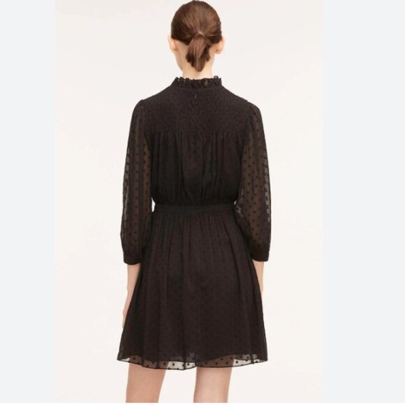 NWT Rebecca Taylor Clip-Dot Shirt Dress SPRING SUMMER VACATION - Picture 2 of 7